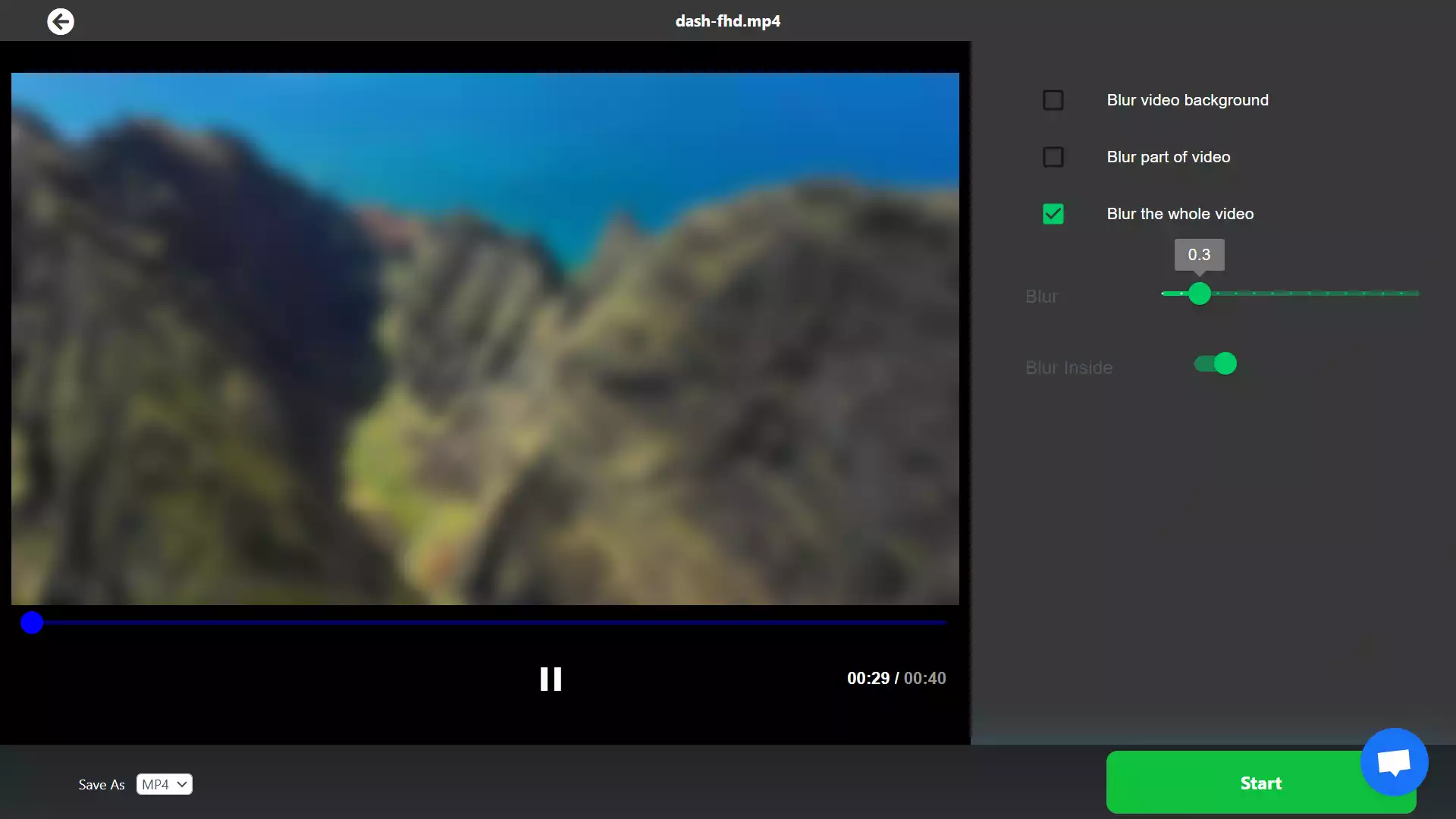 Blurring Video Backgrounds Automatically